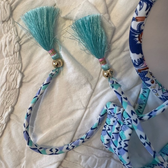 Victoria’s Secret Paisley Bikini Top 32B - Picture 8 of 8